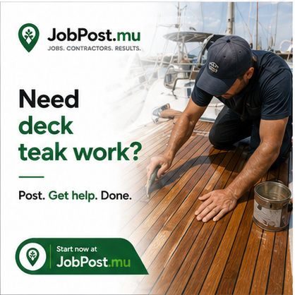 Need deck teak work?